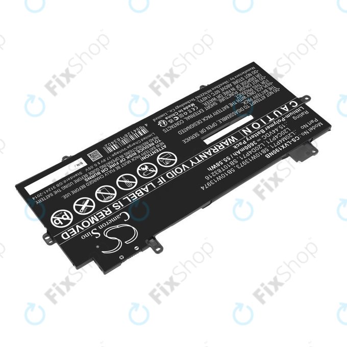 Battery for Lenovo Thinkpad X1 Carbon G9, G10, X1 Yoga Gen 6, 7, 3600mAh, Li-Pol, 15.44V, 5B10W13973, HQ