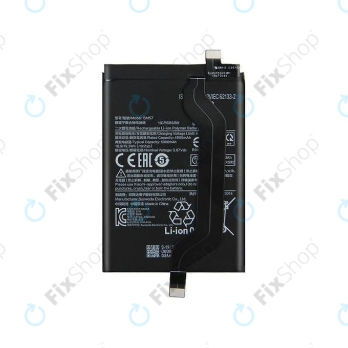 Batterie BM57 5000mAh Pour Redmi Note 10 Pro / Poco X3 GT - Avec Kit D'outils De Remplacement