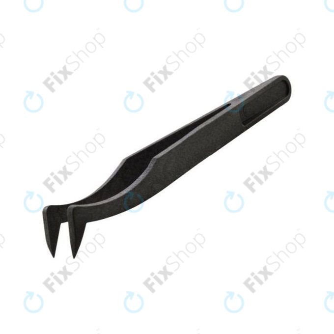Plastic Antistatic Tweezer with Bent Sharp Tip