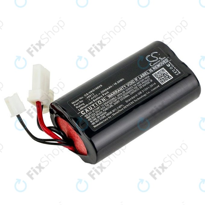 Vorwerk Kobold VG100 - Battery 48813 Li-Ion 7.4V 2500mAh HQ