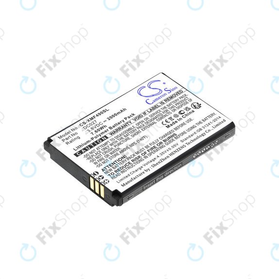 Battery for Xiaomi F490 4g, 2000mAh, Li-Pol, 3.8V, DC027, HQ