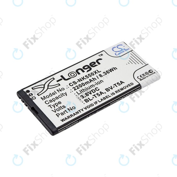 Battery for Nokia Lumia 730, 2200mAh, Li-Ion, 3.8V, BL-T5A, HQ