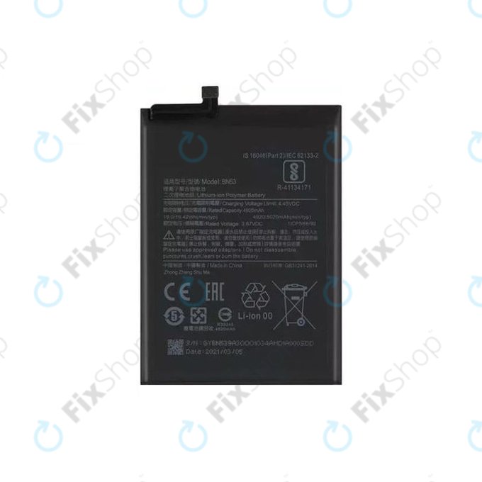 Xiaomi Redmi Note 9 Pro - Battery BN53 5020mAh