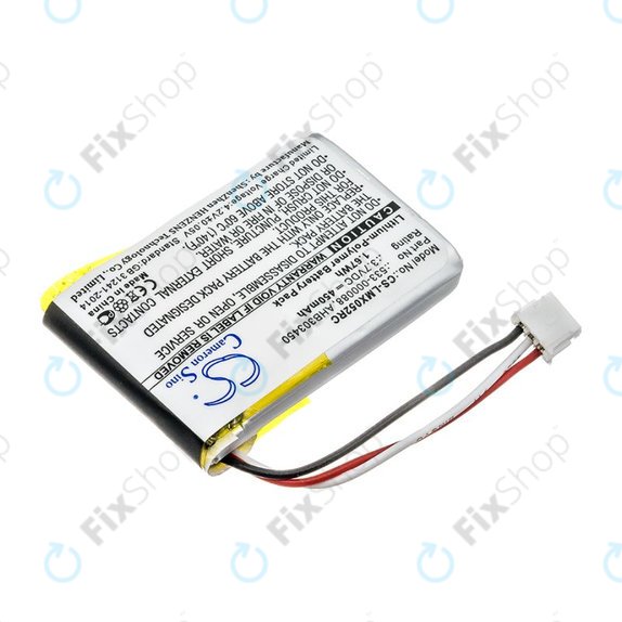 Battery for Logitech MX Master, 450mAh, Li-Pol, 3.7V, AHB303450, HQ