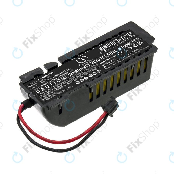 Battery for Mitsubishi Melservo MR-J3, 2000mAh, Li-MnO2, 3.6V, MR-J3BAT, HQ