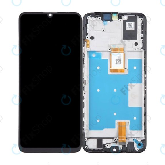 Honor X7a RKY-LX1 RKY-LX2 - LCD Display + Touch Screen + Frame (Midnight Black) TFT