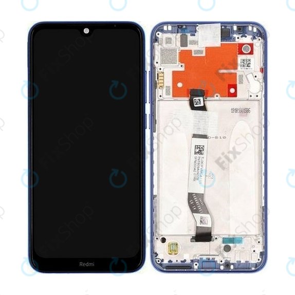 Xiaomi Redmi Note 8T - LCD Display + Touch Screen + Frame (Starscape Blue) - 5600030C3X00 Genuine Service Pack