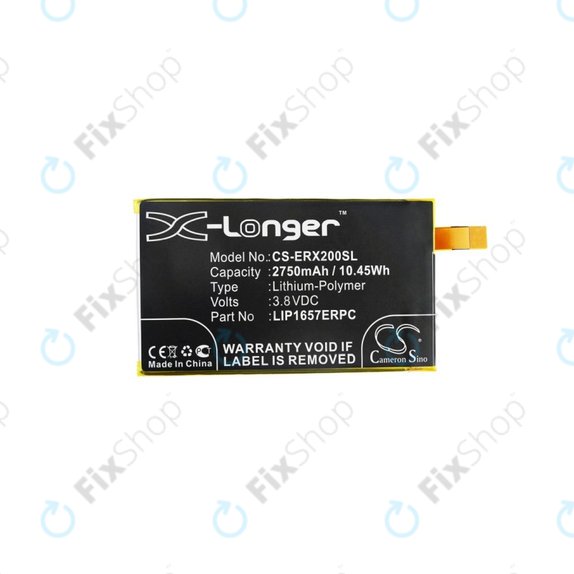 Battery for Sony Xperia XZ2 Compact, 2750mAh, Li-Pol, 3.8 V, LIP1657ERPC, HQ