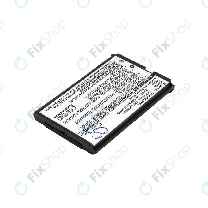 Battery for LG T500, 800mAh, Li-Ion, 3.7V, LGIP-531A, HQ