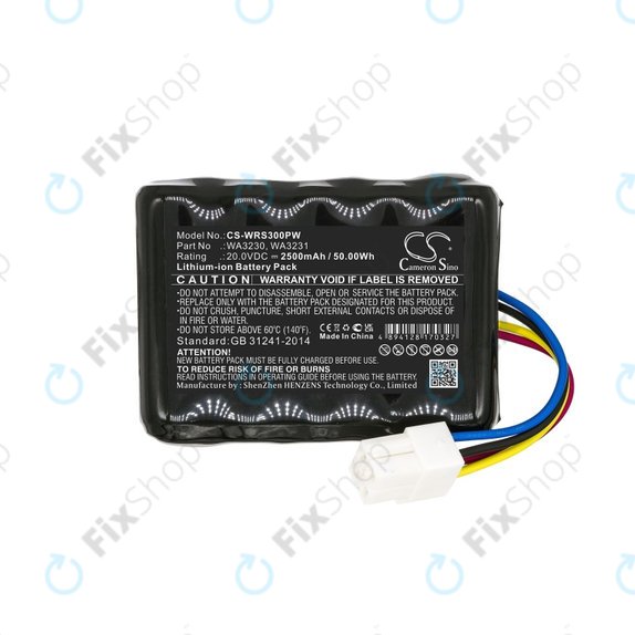 Worx Landroid S-series, WR-series - Battery 50032492, 50032774, WA3230, WA3231 2500mAh HQ