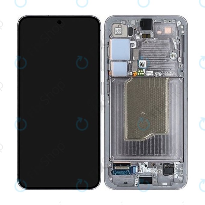 Samsung Galaxy S25 - LCD Display + Touch Screen + Frame (Silver Shadow) - GH82-36329A Genuine Service Pack