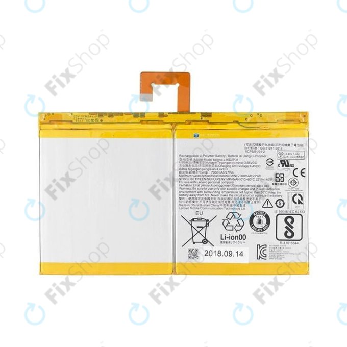 Lenovo Tab 4 10 TB-X304, 10 Plus TB-X704F - Battery L16D2P31 7000mAh