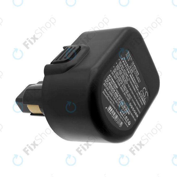 Battery for Black & Decker Cd1202, 2100mAh, Ni-MH, 12V, PS130A, HQ