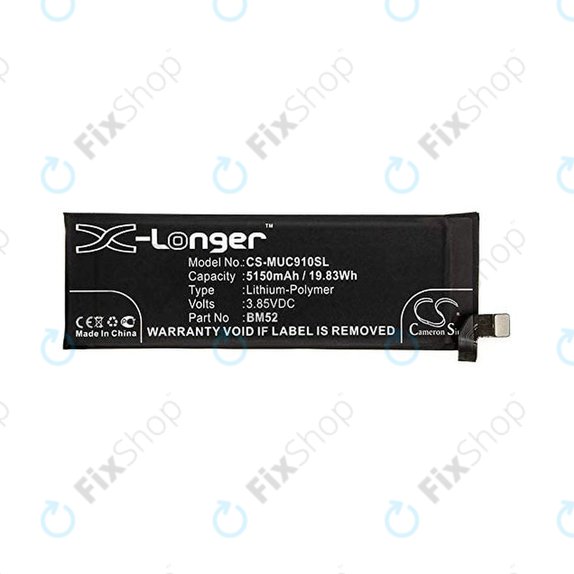 Xiaomi Mi Note 10, Mi Note 10 Lite, Mi Note 10 Pro - Battery BM52 5150mAh HQ
