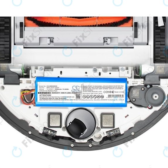 Xiaomi Mi Robot Vacuum Mop-series, Dream-series, Roborock-series - Battery BRR-2P4S-5200 Li-Ion 14.4V 5200mAh HQ