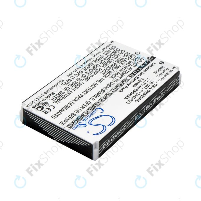 Battery for Logitech Harmony 720, 780, 880, 890, 900, 950mAh, Li-Ion, 3.7V, R-IG7, HQ