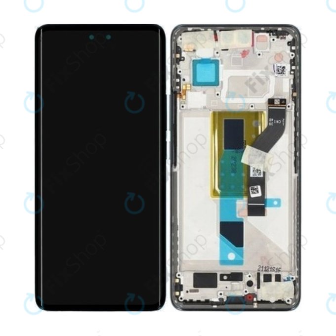 Xiaomi 13 Lite - LCD Display + Touch Screen + Frame (Black) - 5600030L9S00 Genuine Service Pack