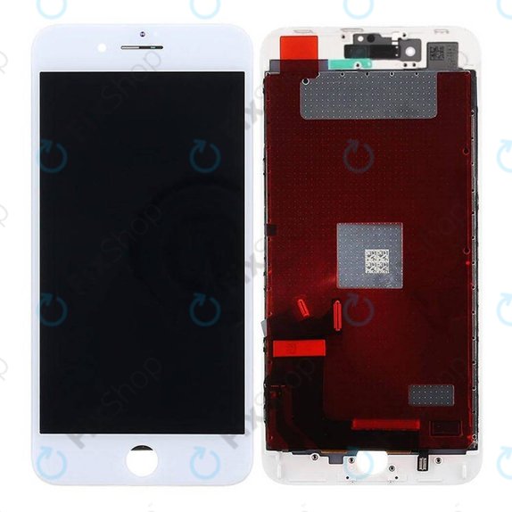 Apple iPhone 8 Plus - LCD Display + Touch Screen + Frame (White) Refurbished PRO