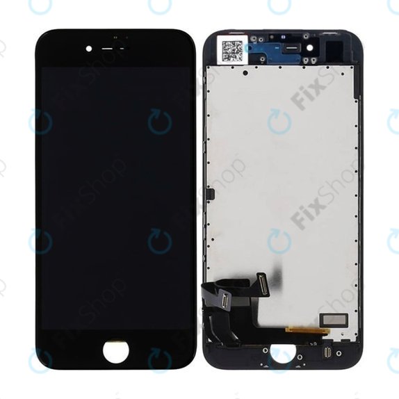 Display In-Cell for iPhone 8, SE (2020), SE (2022), Black, Touch Screen with Frame, FixPremium
