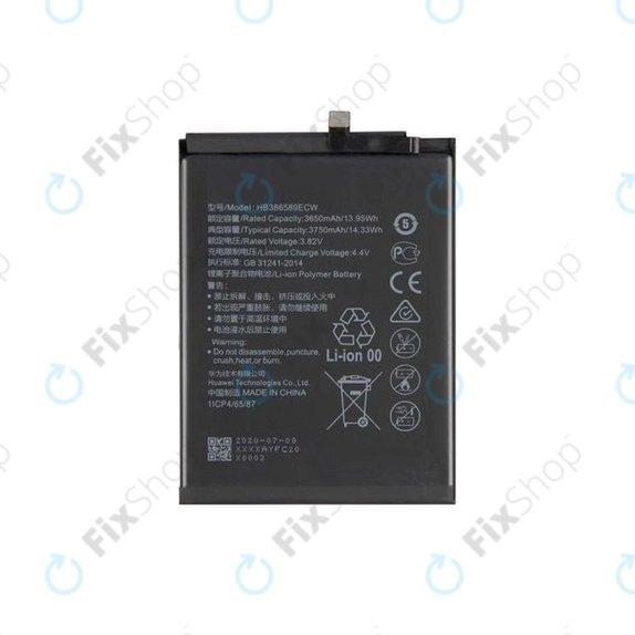 Huawei Honor Play Mate 20 Lite, Nova 3, Nova 5T, P10 Plus, View 10 - Battery HB386589ECW 3750mAh
