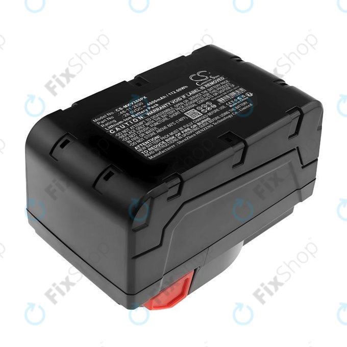 Battery for Milwaukee 0721-20, V28 Vc, Wurth Bs 28-A Combi, 4000mAh, Li-Ion, 28V, 48-11-2830, HQ