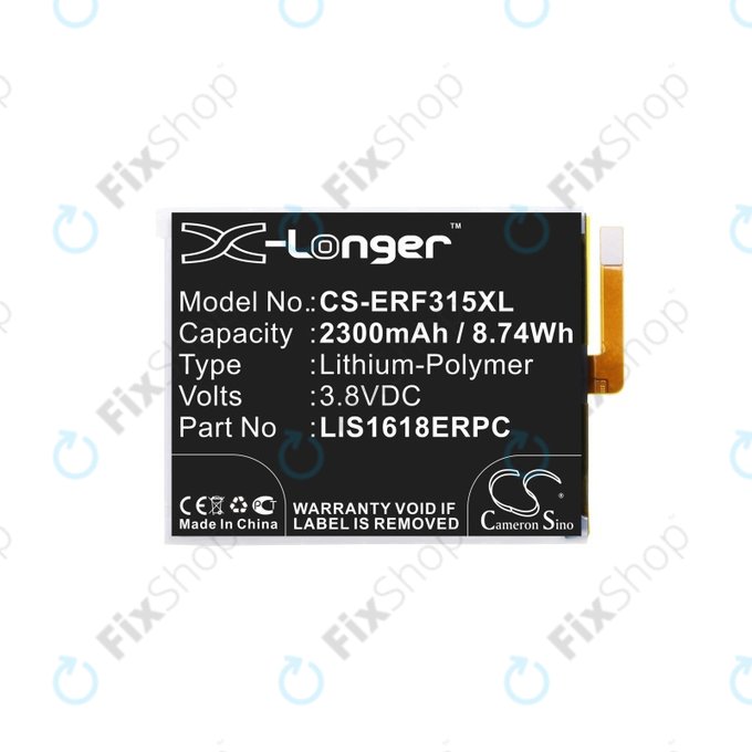 Sony Xperia E5 F3311 - Battery LIS1618ERPC 2300mAh HQ