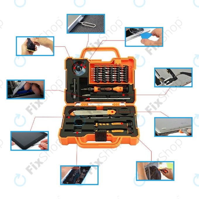 Jakemy JM-8139 - Professional Precise Screwdriver Set Repair Kit 45in1