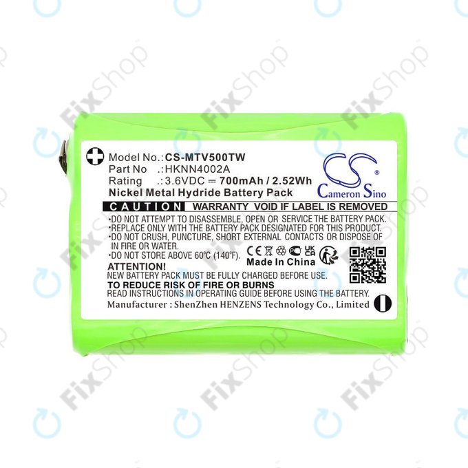 Battery for Motorola Talkabout T280, T200, T82, T82 Extreme, 700mAh, Ni-MH, 3.6V, HKNN4002A, HQ