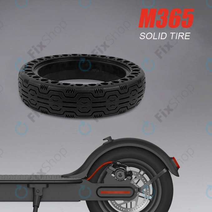 Xiaomi Mi Electric Scooter 1S, 2 M365, Essential, Pro, Pro 2 - Durable Full Tubeless Tire (Type 2) (Black)