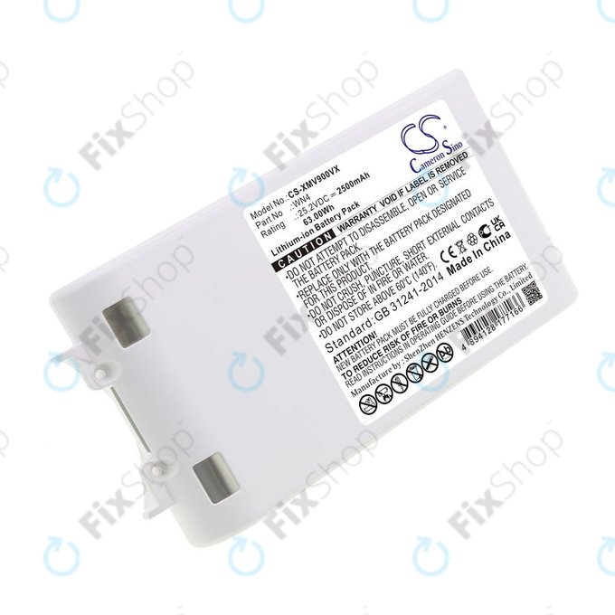Battery for Xiaomi Dreame V10, V9, V8, XR, 2500mAh, Li-Ion, 25.2V, WN4, HQ