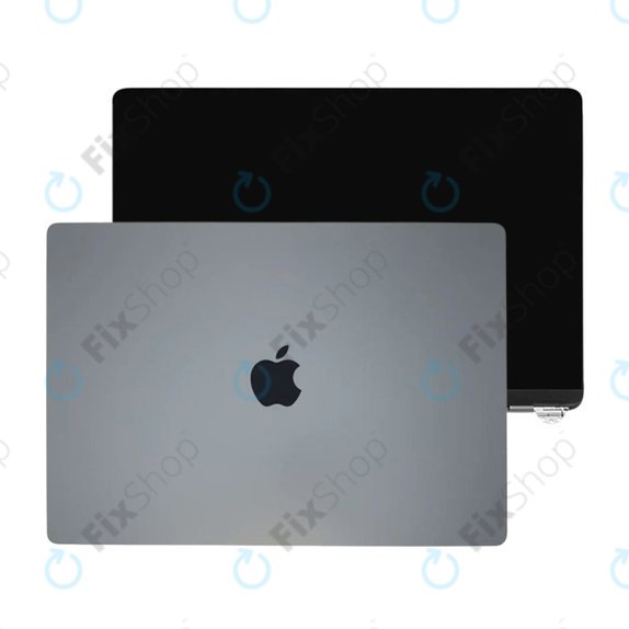 LCD display for MacBook Air 13", A3113 (2024), with front glass and cover, Space Gray, 661-40278, Genuine Apple