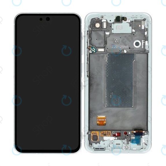 Samsung Galaxy A56 A566E - LCD Display + Touch Screen + Frame (Awesome Lightgray) OLED