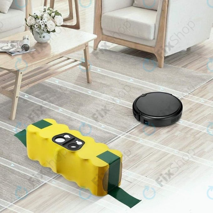 iRobot Roomba 500, 600, 700, 800, 900-series, R3, Scooba 450, Vileda 137173 - Battery 11702, GD-Roomba-500, VAC-500NMH-33 Ni-MH 14.4V 2800mAh HQ