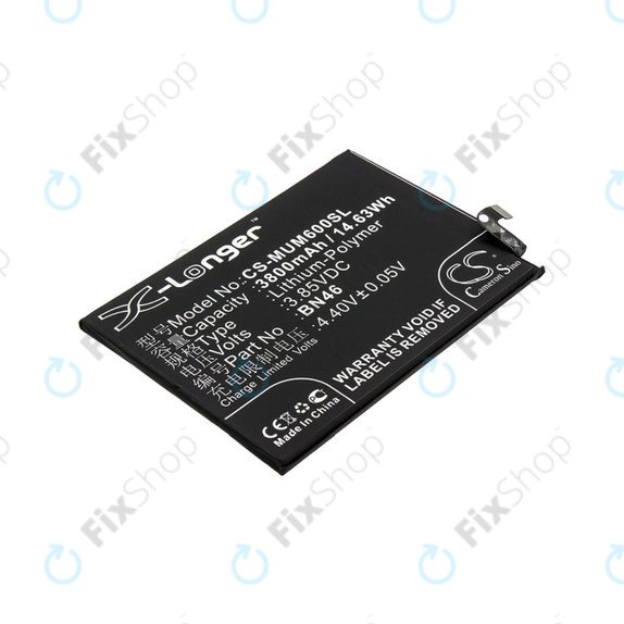 Battery for Xiaomi Redmi Note 8T, 3800mAh, Li-Pol, 3.85 V, BN46, HQ