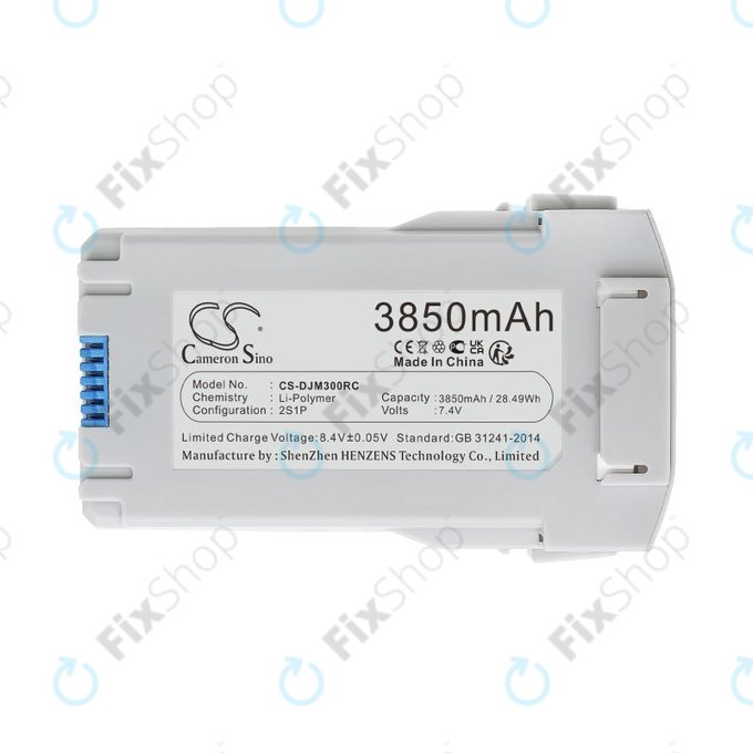 Battery for DJI Mini 3, Mini 3 Pro, Mini 4, Mini 4 Pro, 3850mAh, Li-Pol, 7.4V, BWX162-2453-7.38, HQ
