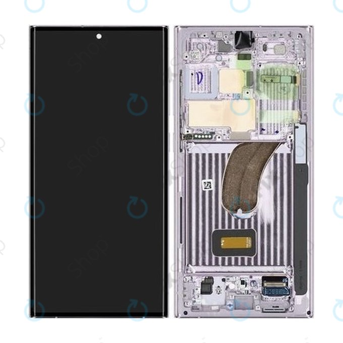 Samsung Galaxy S23 Ultra S918B - LCD Display + Touch Screen + Frame (Lavender) - GH82-30466D, GH82-30465D Genuine Service Pack