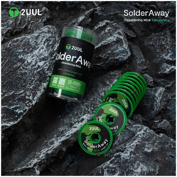 Desoldering Wick, Solder Vampire, 2UUL DW11, 10 rolls/Box