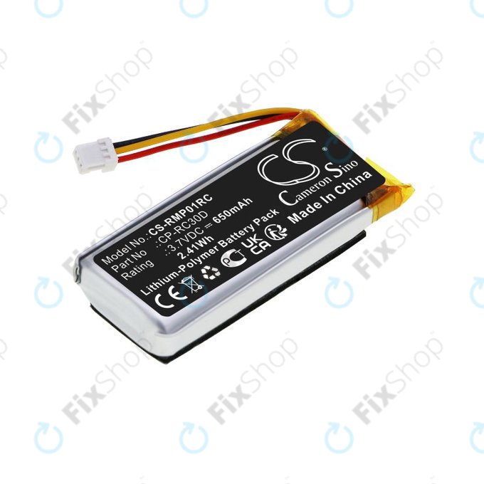 Battery for Razer Naga Pro, Basilisk Ultimate, 650mAh, Li-Pol, 3.7V, CP-RC30D, HQ