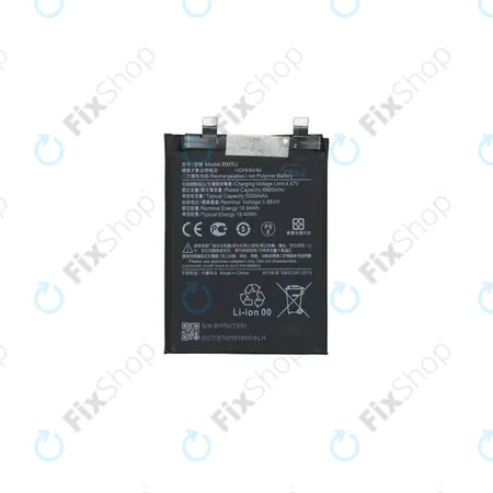 Xiaomi Redmi Note 13 Pro+ 23090RA98C - Battery BM5U 5000mAh - 1330103000037B Genuine Service Pack