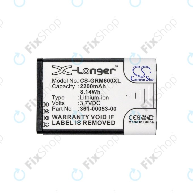 Garmin Montana 600, 600T, 600t Camo, 650, 650T, 680, 680T, Monterra - Battery 010-11599-00, 010-11654-03, 361-00053-00, 361-00053-04 2200mAh HQ