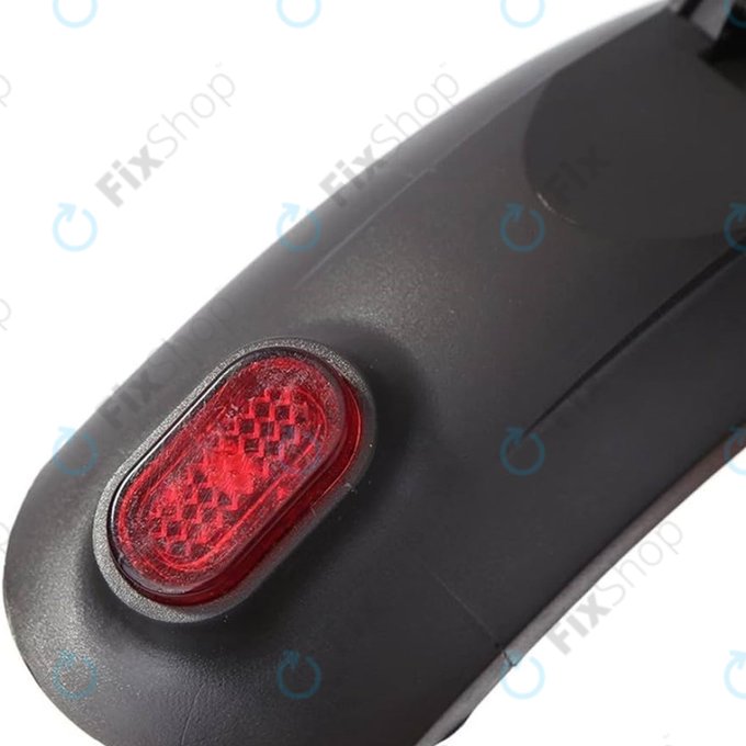 Kugoo S1, S1 Pro, S2, S3 - Rear Fender + Light + Cable (Black)