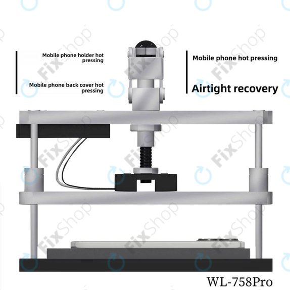 Wylie WL-758 Pro - Heated Press for Screen and Back Cover Repair, 220V, EU