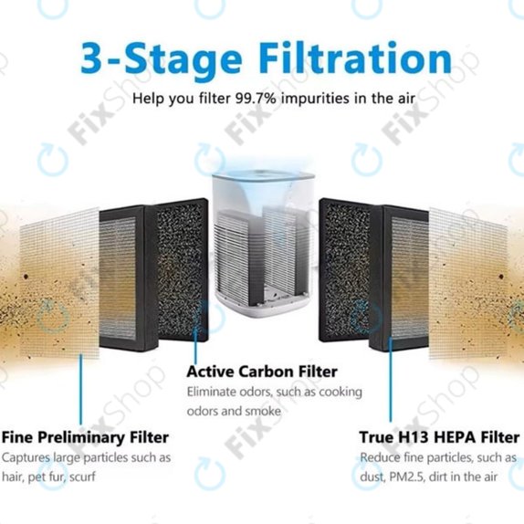 Levoit LV-H128 - HEPA filter (Activated carbon) (2pcs)