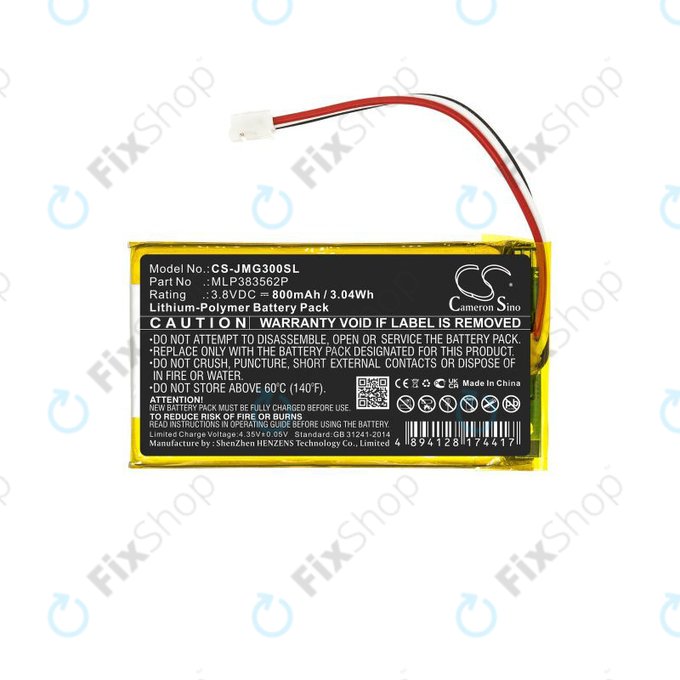 JBL Go 3 - Battery MLP383562P 730mAh HQ
