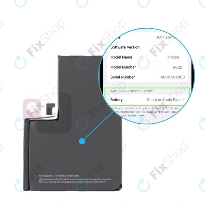 Battery for iPhone 13 Pro Max | 661-22294 | 4352mAh | Genuine Apple