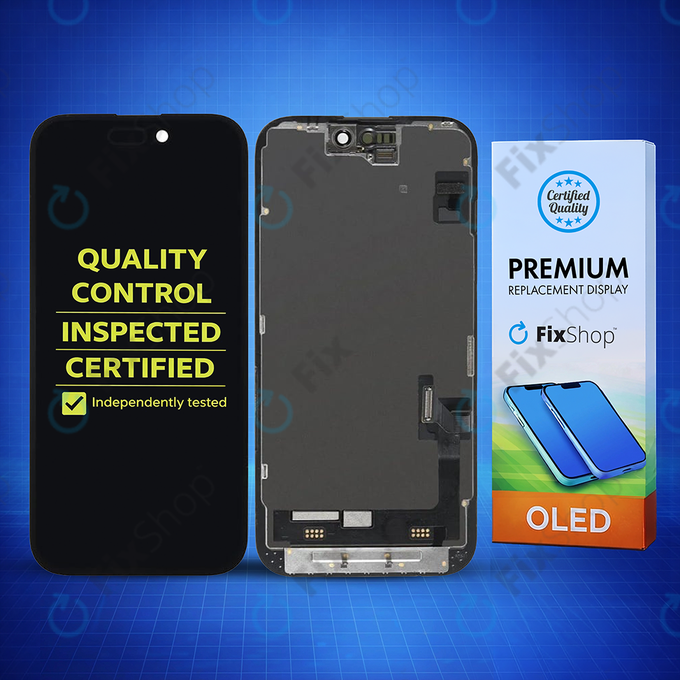 Apple iPhone 15 - LCD Display + Touch Screen + Frame Hard OLED FixPremium