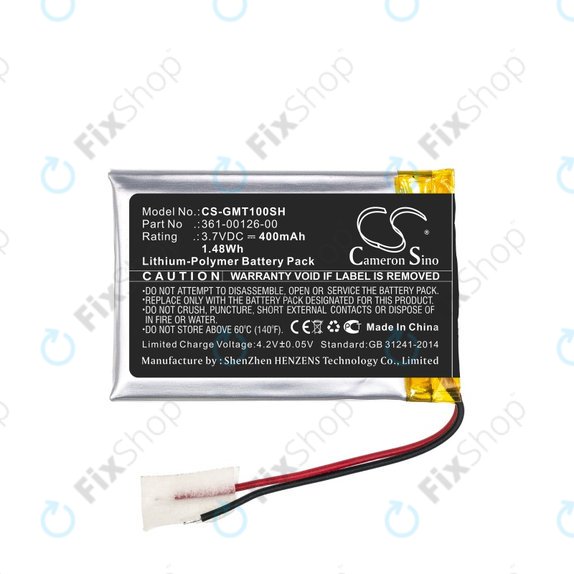 Garmin Fenix 6X, 6X Pro Solar, Tactix Delta - Battery 361-00126-00 400mAh HQ