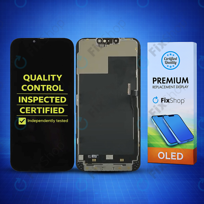 Display Hard OLED for iPhone 13 Pro Max, Touch Screen with Frame, FixPremium