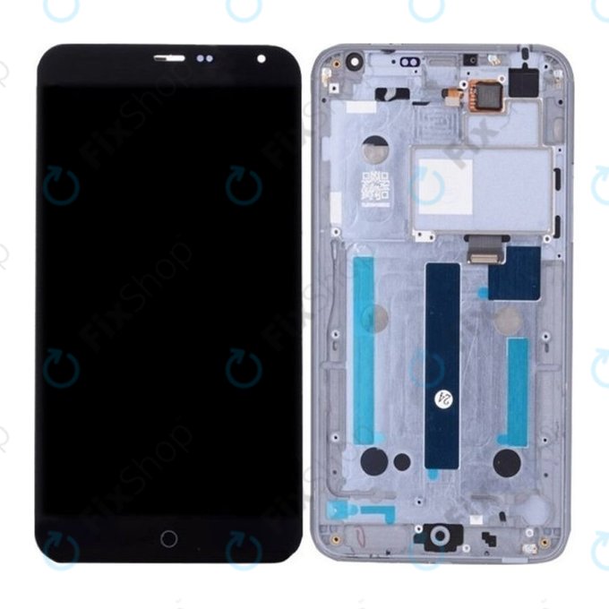 Meizu MX4 - LCD Display + Touch Screen + Frame (Black) TFT