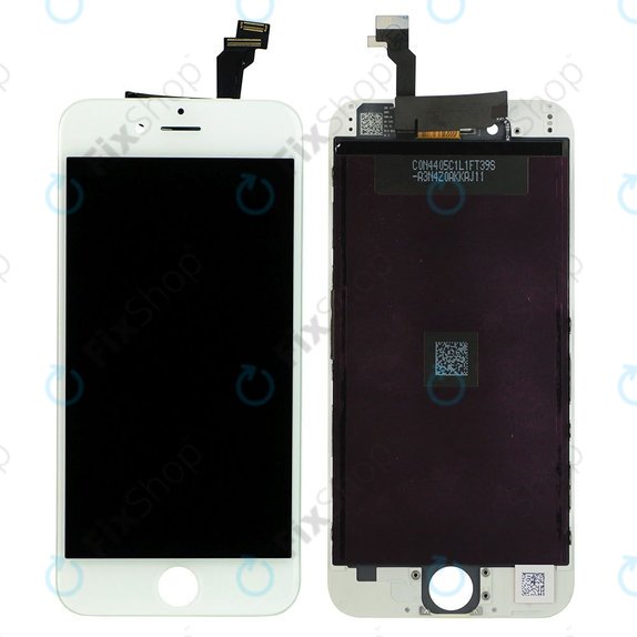 Display for iPhone 6, White, Touch Screen with Frame, Refurbished